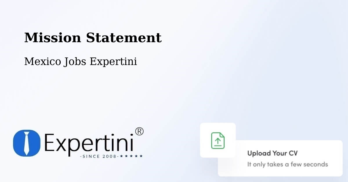 Corporate Mission – Atotonilco De Tula - Mexico Jobs Expertini